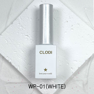 Clodi White & Pink Glitter Gel- WP 01