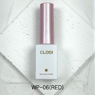 Clodi White & Pink Glitter Gel - WP 06