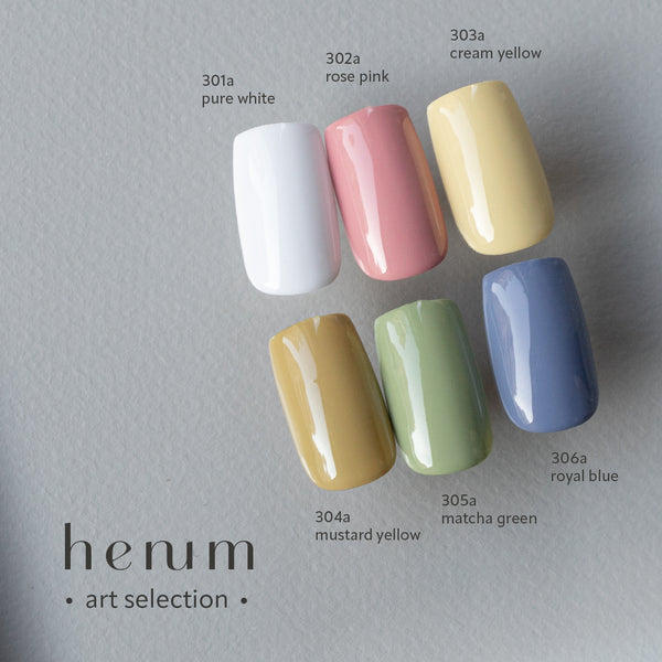 Henum Potted Gel Art Series - 6 Color Set