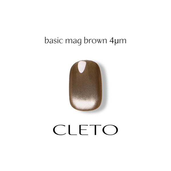 Cleto Basic Magnetic Gel - Brown 4μm