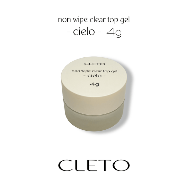 Cleto Non Wipe Clear Top Gel Cielo (4g)