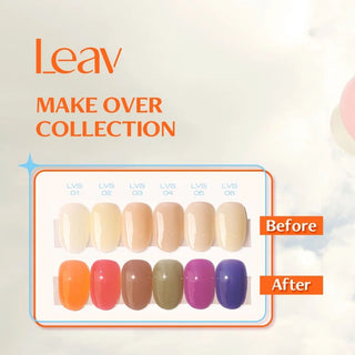 Leav Make Over Collection - 6 Syrup Color Set