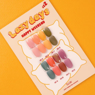 Leav Lazy Days Collection - 8 Syrup Color Set - 2