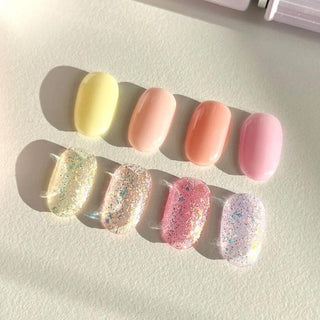 Leav Spring Breeze Collection - 4 Syrup & 4 Glitter Set