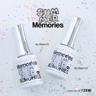 Izemi Summer Memories Collection - 6 Syrup & 2 Glitter Set