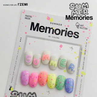 Izemi Summer Memories Collection - 6 Syrup & 2 Glitter Set