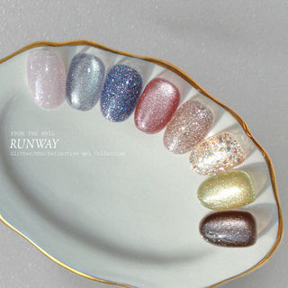 F Gel Runway Collection - 8 Magnetic & Glitter Set