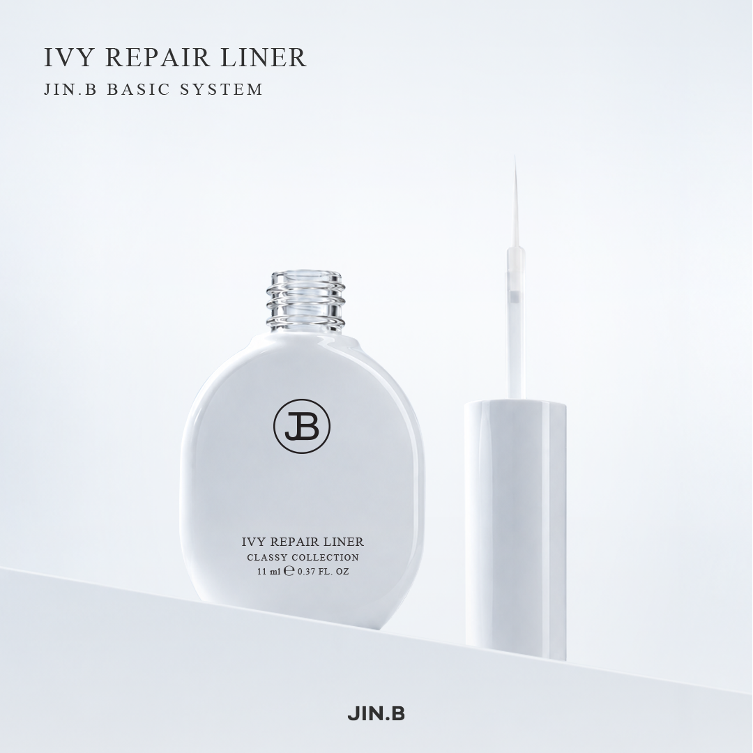 Jin.B IVY Repair Liner Gel 11 ml bottle with its fine liner brush