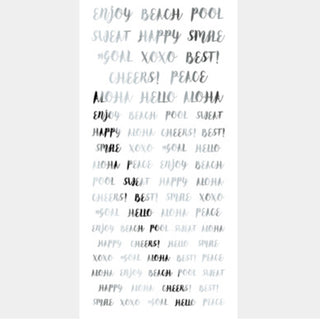 Word Nail Stickers