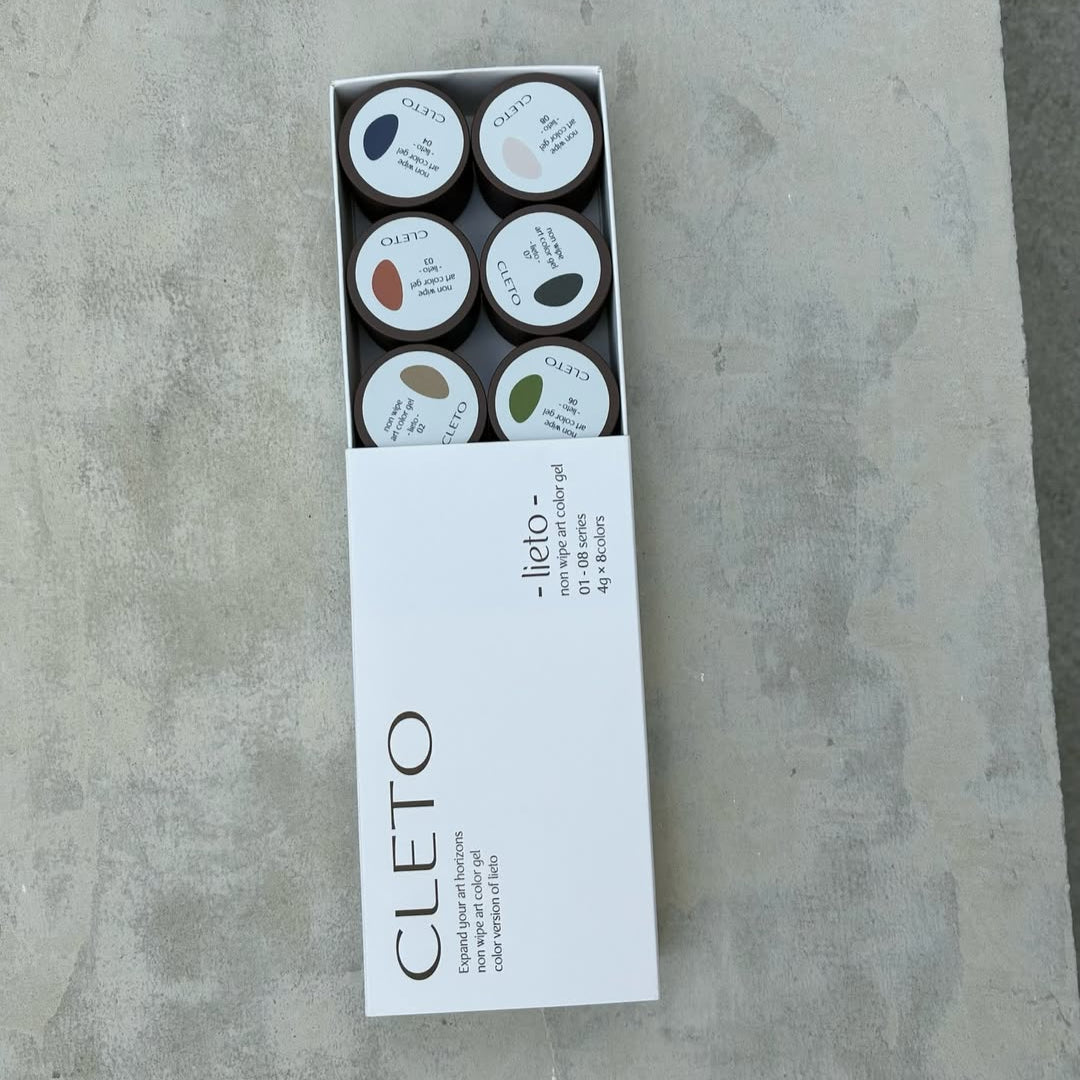 CLETO ノンワイプ アートカラージェル 8色セット - メルカリ