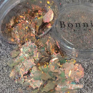 BonnieBee Mandarin Orange Nuance Flake Glitter