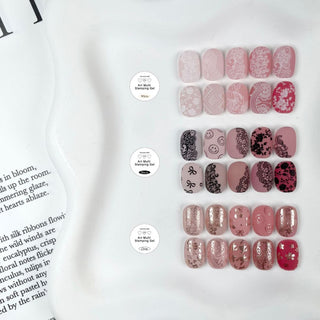 Clodi Art Multi Stamping Gel Set (3 Colors + Scraper + Stamper)