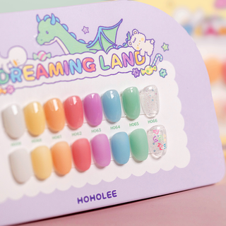 HoHoLee Dreaming Land Collection - 7 Syrup & 1 Glitter Gel Set