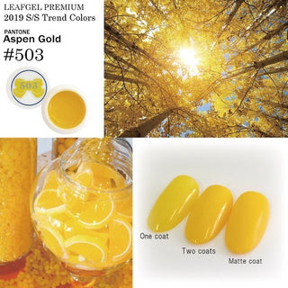 Leafgel Color Gel 503 Sunshine Yellow