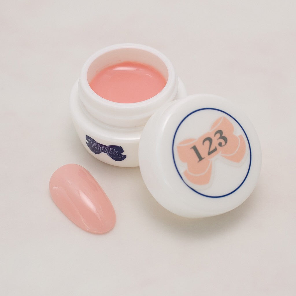Leafgel Color Gel 123 Elegant Peach Haze [Nudy Series]