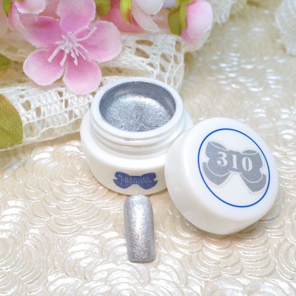 Leafgel Color Gel 310 Champagne Silver [Glitter Series]
