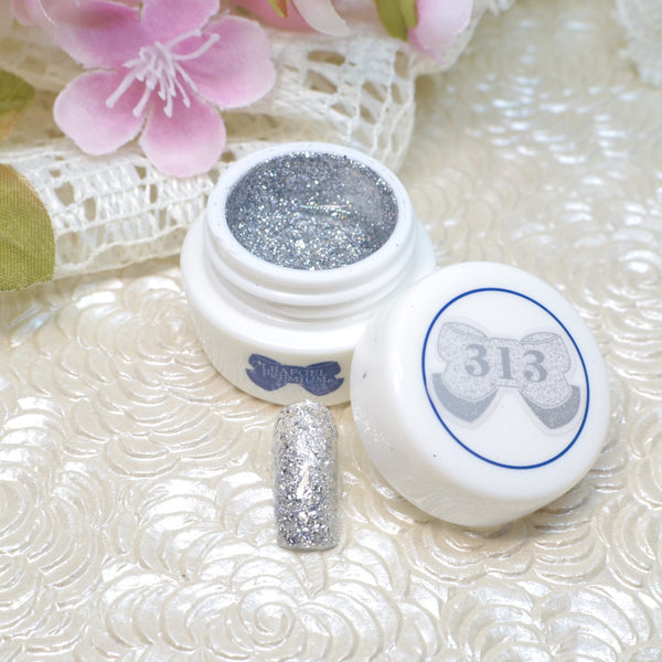 Leafgel Color Gel 313 Sparkle Silver [Sparkle Series]