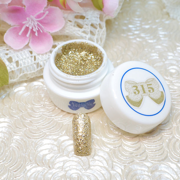 Leafgel Color Gel 315 Sparkle Gold [Sparkle Series]