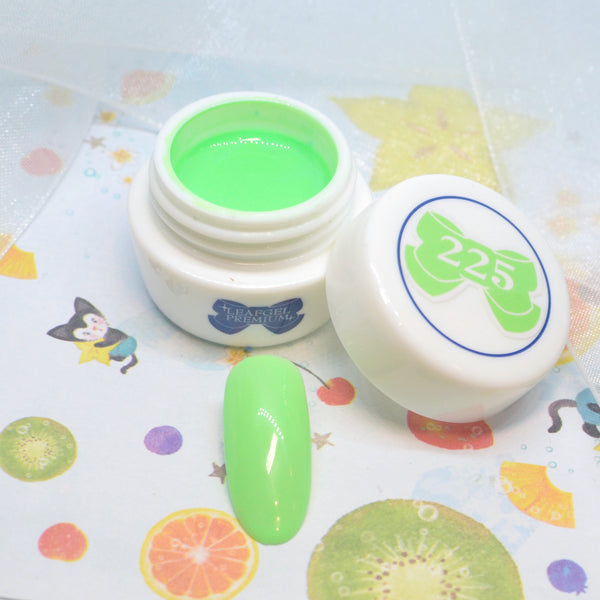 Leafgel Color Gel 225 Sheer Neon Green [Sheer Neon Series]