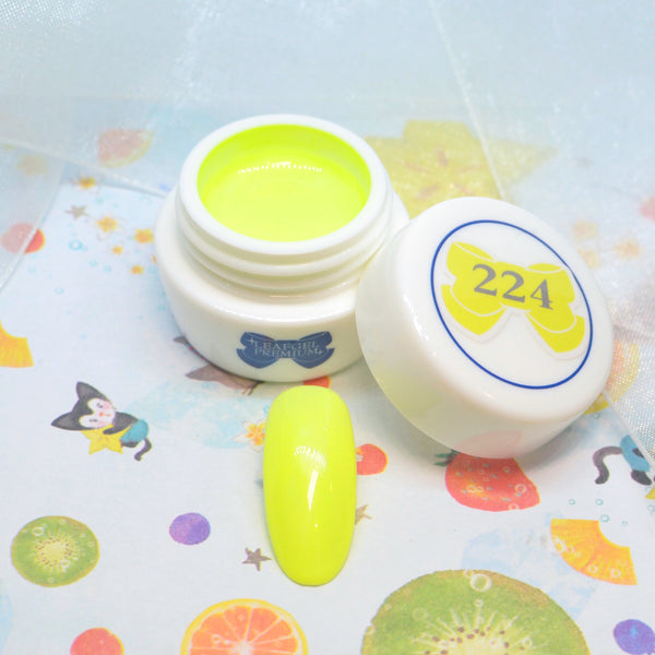 Leafgel Color Gel 224 Sheer Neon Yellow [Sheer Neon Series]