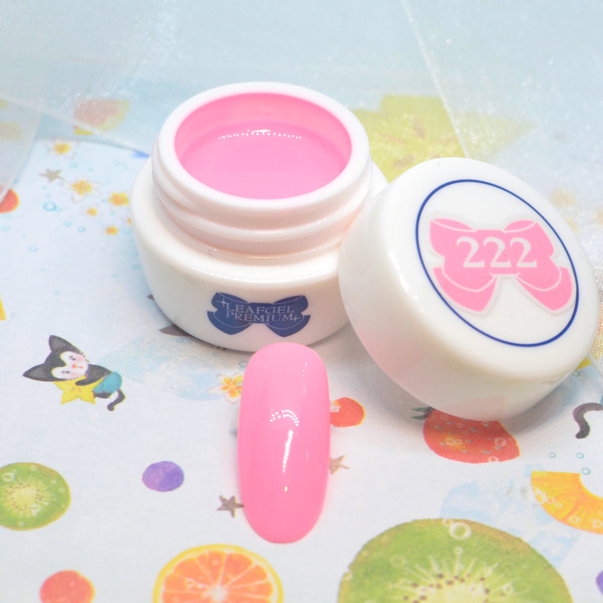 Leafgel Color Gel 222 Sheer Neon Pink [Sheer Neon Series]