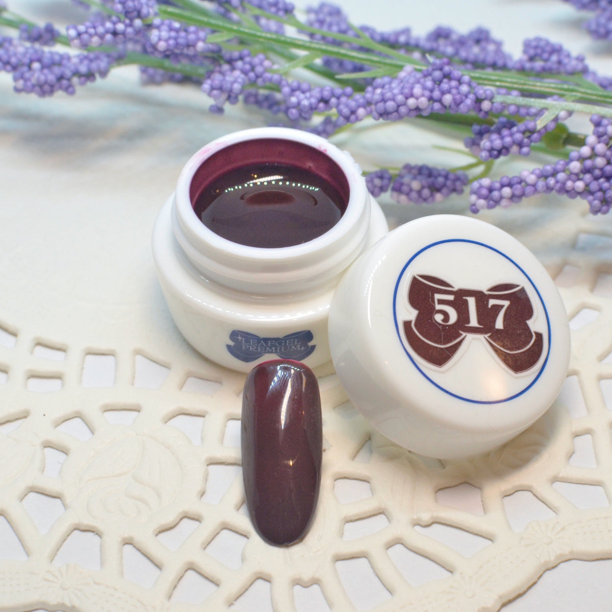 Leafgel Color Gel 517 Dark Wine Red