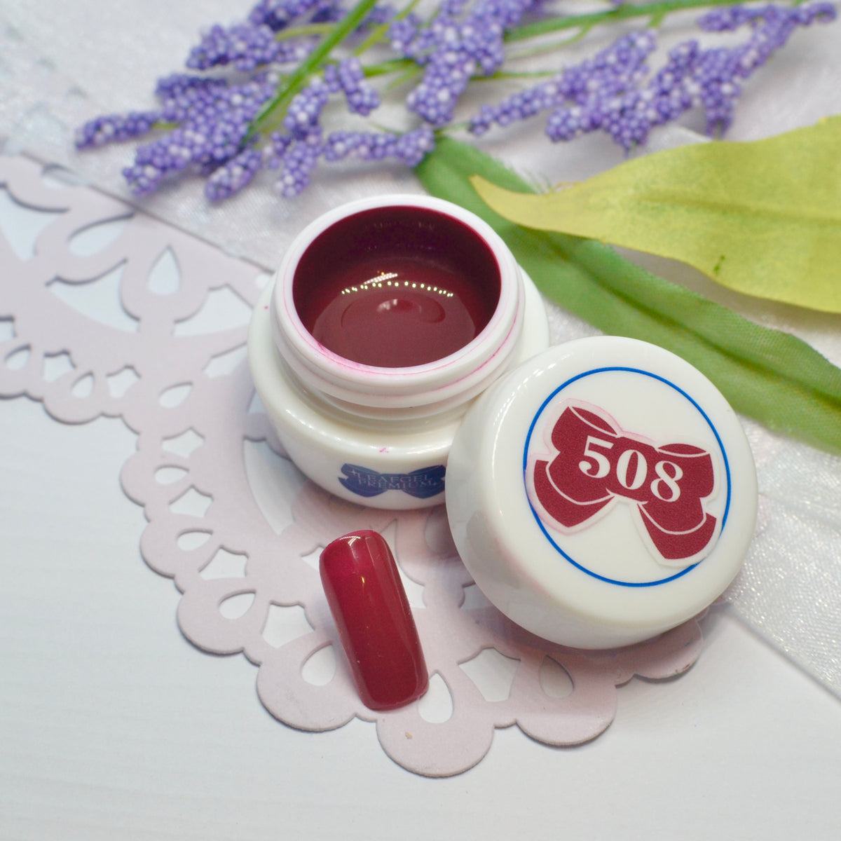 Leafgel Color Gel 508 Ruby Red