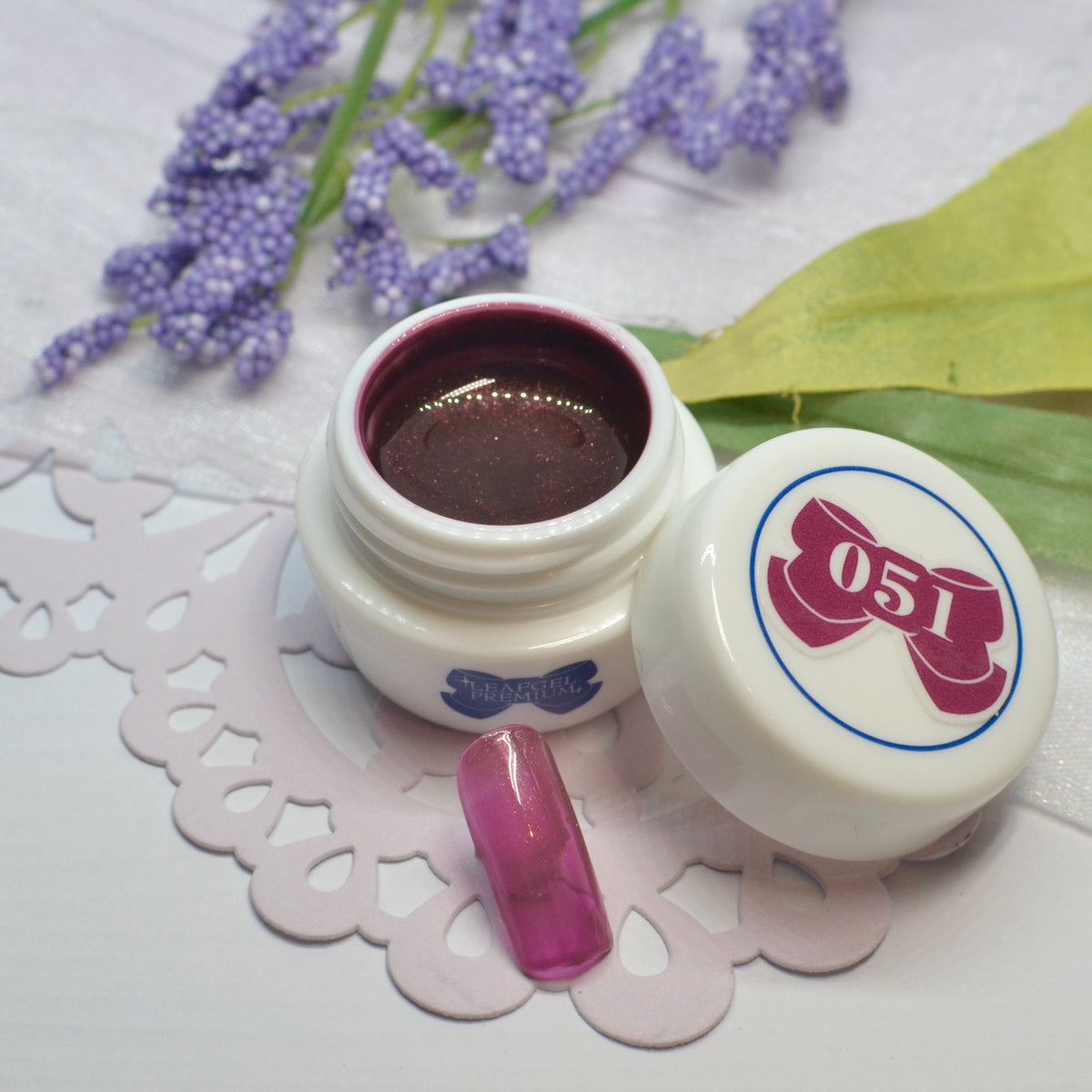 Leafgel Color Gel 051 Sparkly Wine
