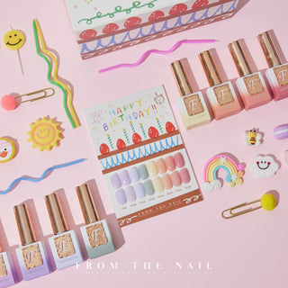 F Gel Happy Birthday Collection - 8 Syrup Color Set