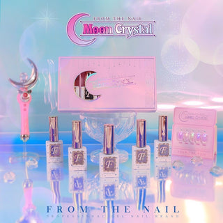 F Gel Moon Crystal Collection - 5 Glitter Color Set