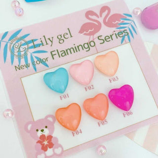 Lily Gel Flamingo Series - 6 Color Set