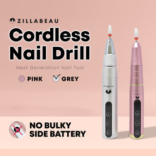 Zillabeau Cordless Nail Drill Grey 30K RPM