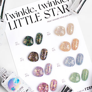 Izemi Twinkle Twinkle Collection - 8 Glitter Set