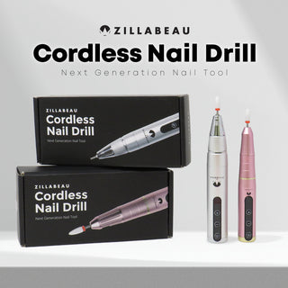 Zillabeau Cordless Nail Drill Pink 20K RPM