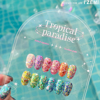 Izemi Tropical Paradise Collection - 12 Glitter Set